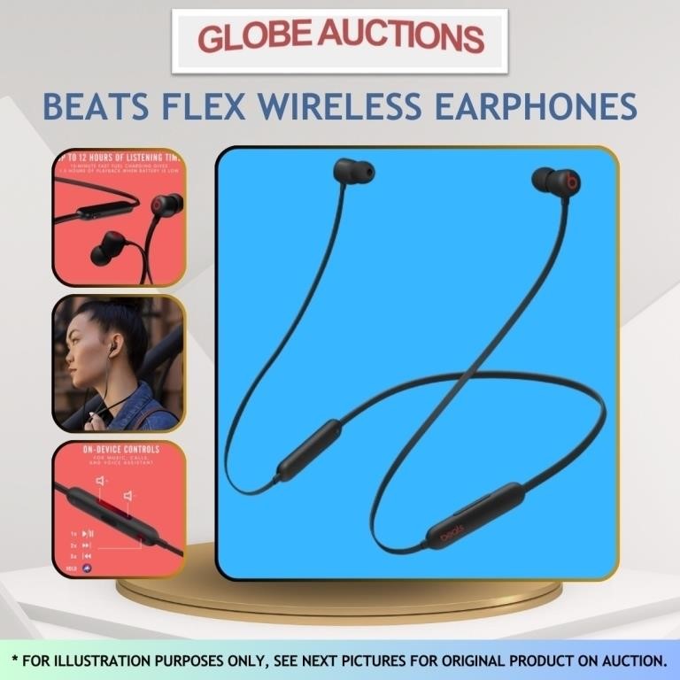 BEATS FLEX WIRELESS EARPHONES (TESTED / WORKING)