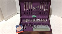 WM Rogers Overlaid Silver plated silverware set