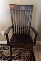 SOLID WOOD DINING ROOM CHAIR With ARMS  Seat