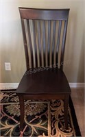 SOLID WOOD DINING ROOM CHAIR Ware on Top of Back,