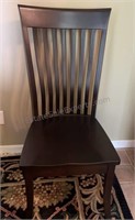 SOLID WOOD DINING ROOM CHAIR Ware on Top of Back,