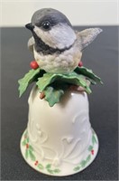 Lenox Porcelain Black-Capped Chickadee Bell