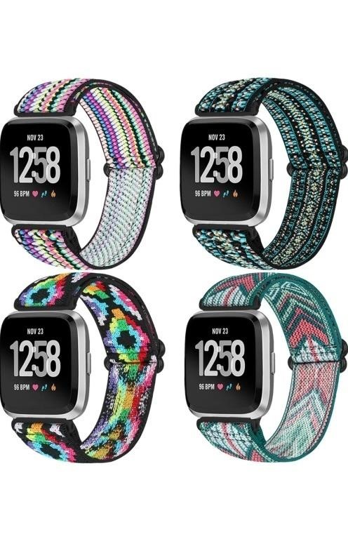 (New) (4 pack) Quick Release Nylon Watch Band