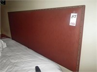 Kingsize wall mount fabric headboard