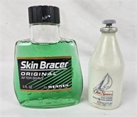 Vtg Old Spice Original & Skin Bracer Cologne