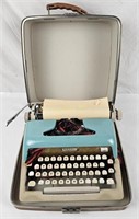 Royal Aristocrat Teal Blue Typewriter