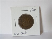 1910 CANADA LARGE ONE CENT