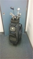 Golf Trolley With Golf Bags & Club