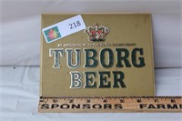 Vintage Tuborg Ale / Pub Sign