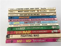 CLASSIC ANDY CAPP, HAGAR AND MAD COMIC BOOKS