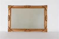 Vintage Gold Accent Framed Mirror