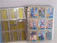 BINDER FULL WITH BLUE JAYS & OTHER BASEBALL CARDS