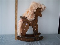 Little Wooden Rocking Horse / Decor