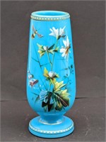 Blue Opaline Small Vase