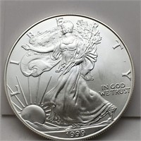 1999 1oz. Fine Silver Eagle Dollar Coin