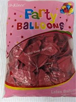 Red Ballons 100pcs