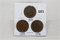 1893,95,96 Cents