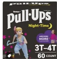 Pull-ups Night Time Sz 3t-4t 60 Count
