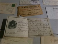 Old post cards dated 1914 most with stamps and