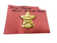 DICK TRACY SECRET SERVICE PATROL MEMBER BRASS PIN