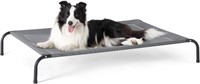 Bedsure Large Elevated Outdoor Dog Bed - Raised