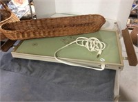 Thermo Heating Tray And Long Wicker Basket