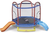 Little Tikes 7' Climb 'N Slide Trampoline