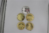 5 American Mint Commemorative Coins