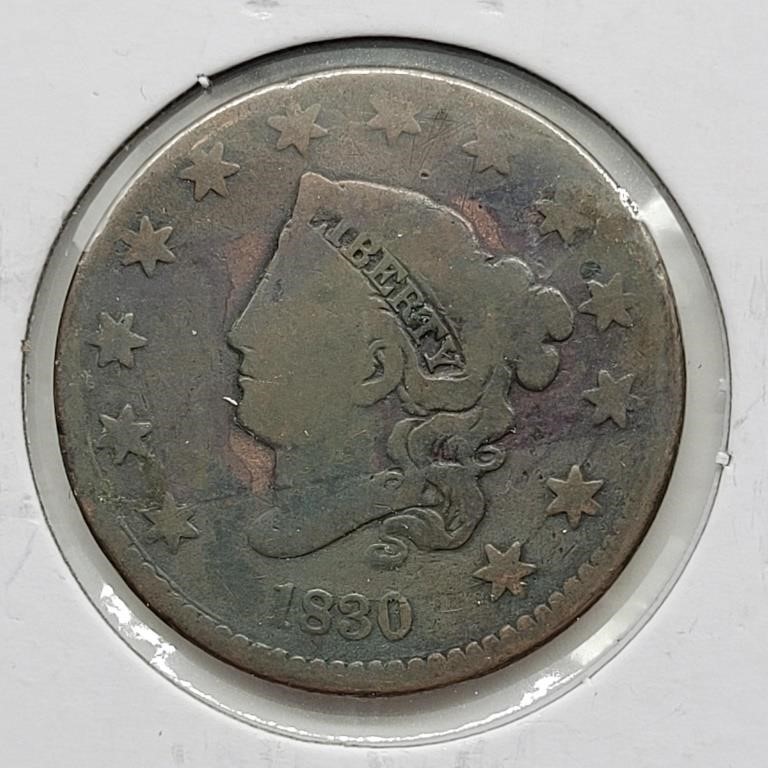 1830 LARGE CENT