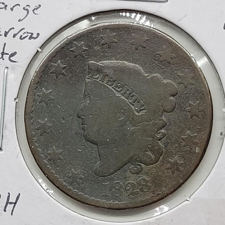 1828 LARGE CENT