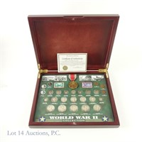 World War II Coins Stamps & Medal Collection (28)