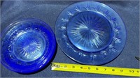 Cobalt Blue 4 Dinner Plates & 4 Bowls