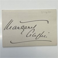 Broadway actress Margaret Anglin  signature