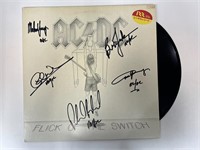 Autograph COA Flick of The Switch Vinyl