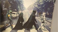 New 16 x12 Abbey Road meets STAR WARS on canvas.
