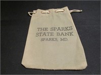 1980s The Sparks State Bank Bag, Sparks MD
