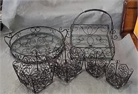 Metal Basket Style Decor