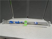 3 Curtain rods; 48"-84"