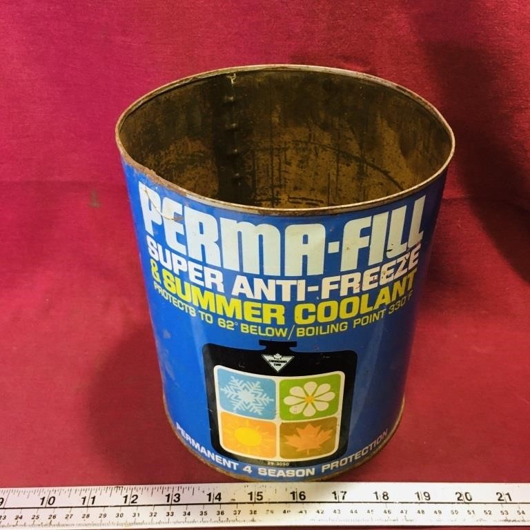 Perma-Fill 1 Gallon Anti-Freeze Can (Vintage)