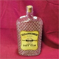 Hills & Underwood London Dry Gin Bottle (Vintage)