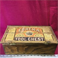 Wooden Eureka Tool Chest (Antique)