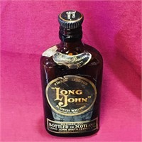 Long John Scotch Whisky Amber Glass Bottle