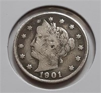 LIBERTY ( V ) NICKEL-1901-P