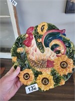 ROOSTER PLATE