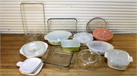 HUGE lot of pyrex, Haeger, And more!