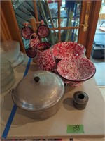 Red Agate Wear Majestic Cookware Covered Pot  As