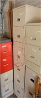 Lot of 6 filing storage cabinets