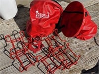 2 COLLAPSIBLE BUCKETS, BRIDLE HANGER, ORGANIZERS