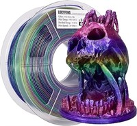 LOCYFENS Rainbow PLA Filament 1.75mm, 3D Printer F
