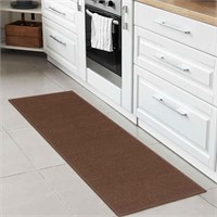 Machine Washable Brown Runner - 20 x 59